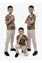 Multicam Patterned Unisex Children's Outdoor Military T-Shirt - 7