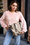 Women's Expandable Side Zipper 4-Compartment Hand and Shoulder Bag - 7