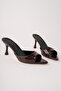 Women's Pointed Toe Thin Heel 7 cm Stylish Slippers Sandals