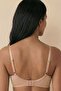 Women's 3-Pack Non-Wired Sponge Nursing Bra - Black and White Skin Tone - Maternity and Postpartum Bra Set - 7