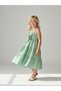 Girl's strap bow woven dress - 4