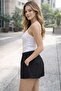 Women's Short Striped Shorts - 2