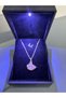 Pink Swan Pendant in Illuminated Box Steel - 2