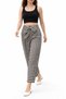 Black and White Gingham Tie-Waist Trousers - 4