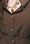 Women's Double-Breasted Crop Shirt - 3