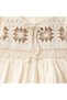 Baby Girl Muslin Dress Ecru - 2