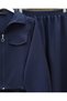 Zippered Waist, Elastic Sleeves, Dabl Fabric Double Suit - Navy Blue - Navy - 3