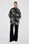 Jacquard Satin Shirt