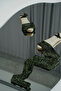 Melbourne Sandal - Snake Print Sandal For Women - 8