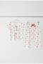 Women's Short Sleeve + Capri Heart Bow Valentine's Day Cotton Pajama Set - 6