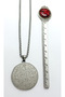 Silver Color Ayetel Kürsi Prayer Protective 60cm Thick Rolo Chain 316L Stainless Steel Necklace - 2