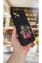 Reeder S23 Pro Max Compatible Cherry Bow Leopard Pattern Silicone Shock Absorbing Classic Rubber Case - 3