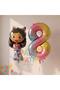 Gabby Dollhouse Concept 8Th Birthday Balloon Set