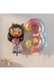 Gabby Dollhouse Concept 3Rd Birthday Balloon Set