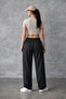 Women's 2-Thread Combed Cotton Stretchy Wide-Legged Sweatpants - 3