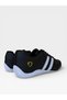 Thin Sole with Side Stripes, Comfortable Fit, Casual Men's Sports Shoes Black - White - 4