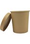 16 oz Kraft Paper Noodle Bowl with Kraft Lid - 2