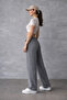 Women's 2-Thread Combed Cotton Stretchy Wide-Legged Sweatpants - 2