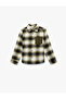 Cotton Long Sleeve Classic Collar Pocket Detailed Plaid Lumberjack Shirt - 2