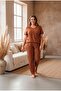 Printed Plus Size Oversized Crew Neck Short Sleeve Knit Pajama Set