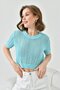 Women's Crew Neck Openwork Knitwear Blouse 8262Sw - 4