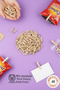 48 Pieces of Mini Wooden Pegs 2.5 cm - Set for Photo Presentation, Packaging, and Decorative Note Holder
