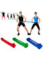 Three-Resistance 208Cmx(2.5X21Mm)(3.5X32Mm)(4.5X45Mm)(5.5-7kg) (7-9kg)(11.5-14kg) Physical Therapy Resistance Band