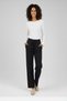 Women's High Waist Lace-Up Double Pocket Knitwear Comfortable Cut Wide Leg Pants Size 36/46 Compatible
