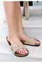 Zooy Beige Nubuck Slippers - 4