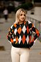 سترة نسائية عادية بنقشة البقلاوة - 4