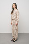 Women's Botanical Line Embroidered Zippered Bohemian Crop Jacket - 4