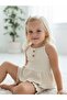 Girl's Cotton Strappy Shorts Set - 6