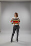 Women's Striped Seasonal Sweater - 5