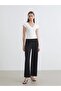 Elastic Waist Textured Women's Trousers (S6)