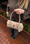 La'Graccio Paris Women's Paves Soft Leather Baguette Bag