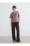 Artı-Store Women's T-Shirt with Crew Neck and Short Sleeves, Has a Loose Fit. Front Face - 2