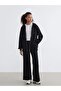 Black Hooded Women's Thick Zippered Sweatshirt (S6) - 2