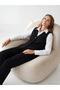 Black V-Neck Women's Vest (S6)