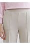 Gray Elastic Waist Wide Leg Women's Sweatpants (S6) - 3