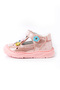 Genuine Leather Orthopedic Sole-Stitched Velcro Baby Girl First Step Sandals - Wide Fit - 5