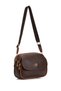 Women's Crossbody Bag with Flap Closure, Zipper, Multiple Compartments, Bitter Brown Shoulder Bag - 2