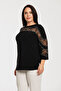 Piece Lace Plus Size Women's Blouse - 4