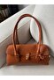 Tan Women's Handbag |   Stylish & Daily Use |   Multicolor |   Modern Design Lock Pendant with Detailed Design - 3