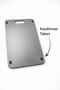2-Piece Cutting Board Set with Stand, Non-Slip Base - Adhesive In-Cabinet Fruit and Vegetable Cutting Board - 5