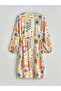 Nevavm Shawl Collar Patterned Oversize Women's Kimono with a Difference - 6