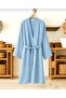 100% Organic Cotton Double Layer Large Size Dressing Gown Muslin Kimono Bathrobe 3XL (Fits 42-48)