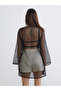 Seray New Season V-Neck Openwork Beach Dress - 4
