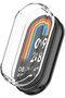 حافظة من السيليكون متوافقة مع Mi Band 8، واقي شاشة 360 درجة، إطار شفاف كامل التغطية، حافظة كمبيوتر شخصي K - 2