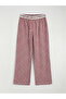 Ecru Crew Neck Printed Girls' Pajama Set - 4