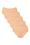 Women'S, Modal-Cotton, Elastic, High Waist 5-Piece Panties (with Socks as a Gift)